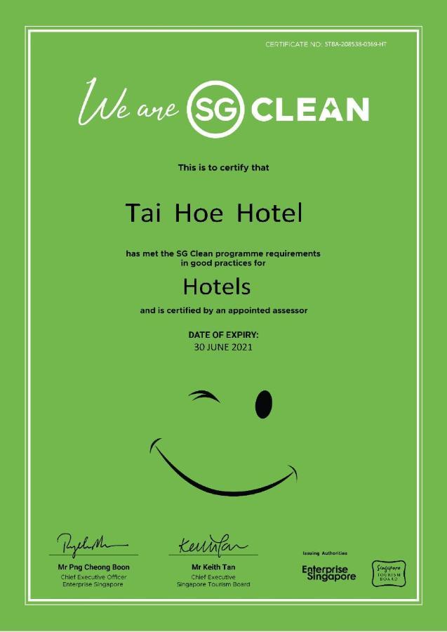 Tai Hoe Hotel Singapura Luaran gambar